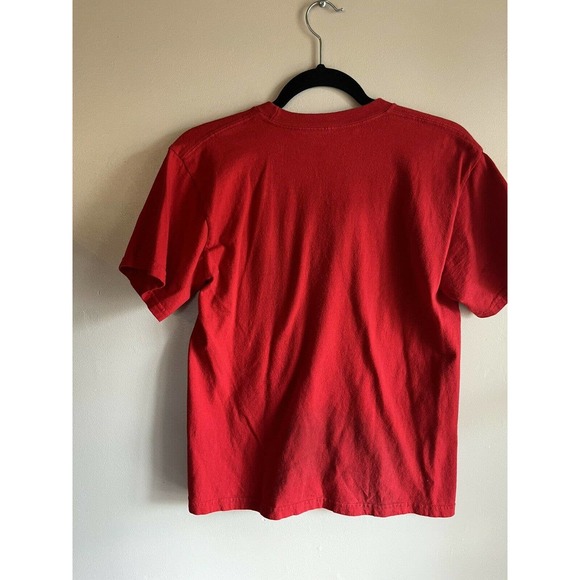 EXCELLENT BOYS WWE SUPERSTARS RED NOVELTY T-SHIRT SIZE L (14/16) - Picture 2 of 8